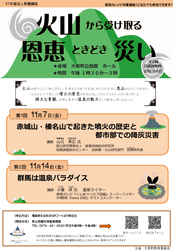 火山から受け取る恩恵 ときどき災い