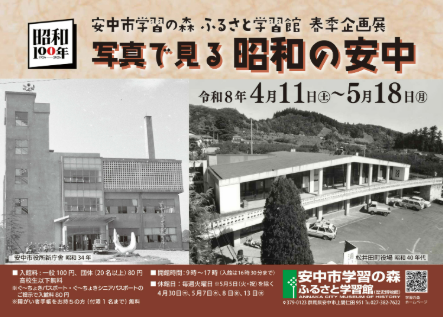 春季企画展「写真で見る昭和の安中」